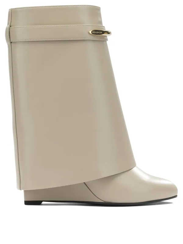 Shark Pinch Boots And Ankle Boots Beige - Givenchy