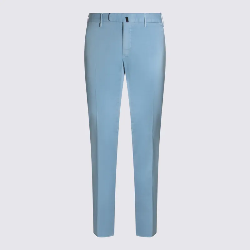 Trousers Light Blue - Incotex Red