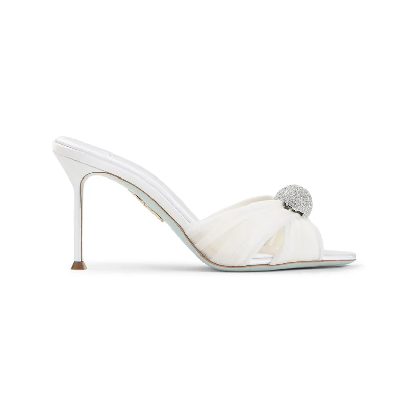 Mules White - Aquazzura