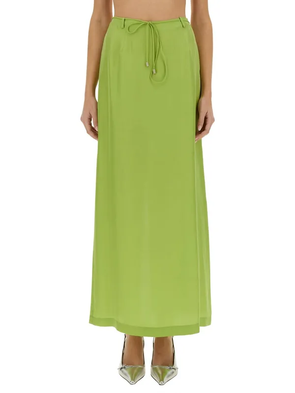 Long Silk Skirt - Alysi