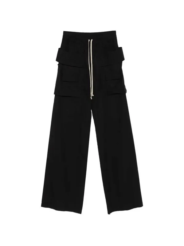 Cotton Drawstring Trousers - Rick Owens DRKSHDW
