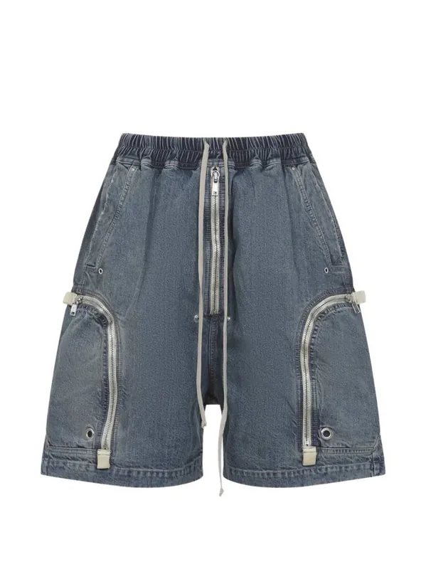 Shorts With Pockets And Zipper - Rick Owens DRKSHDW