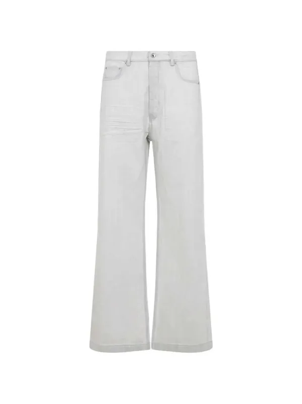 Cotton Jeans With Pockets - Rick Owens DRKSHDW