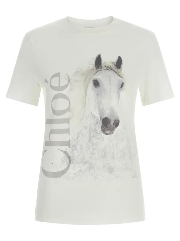 Printed T-Shirt White