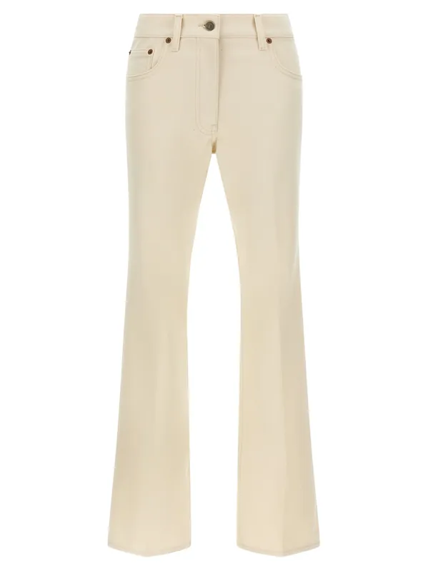 Valentino Garavani Vgold Jeans Beige