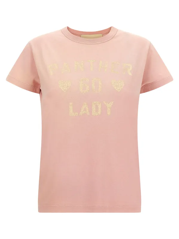 Panther Lady T-Shirt Pink