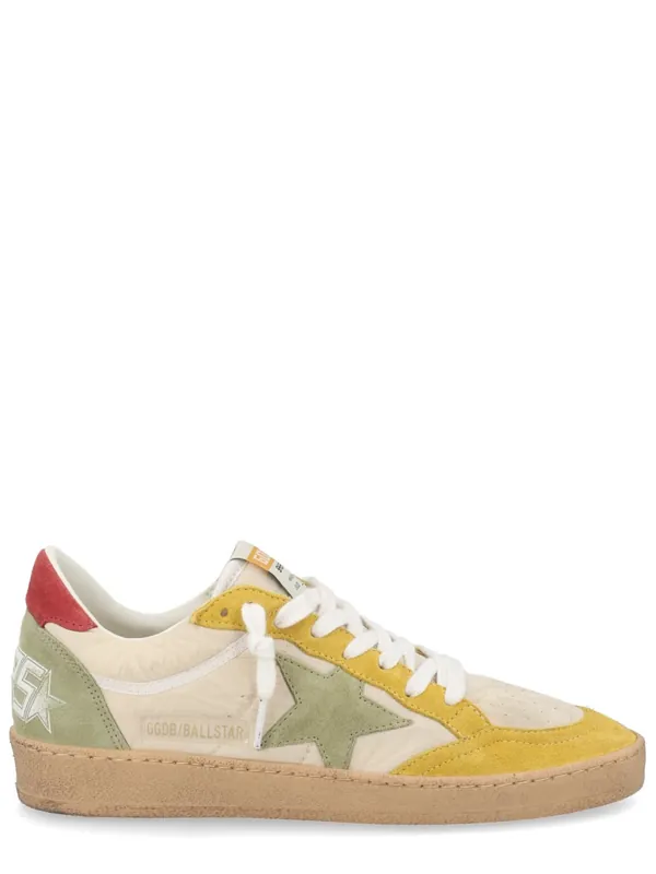 "Ballstar" Sneaker With Logo - Golden Goose