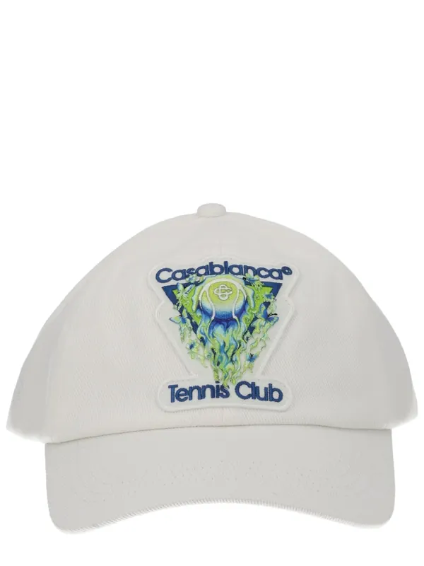 "Flaming Tennis Ball" Baseball Cap - Casablanca