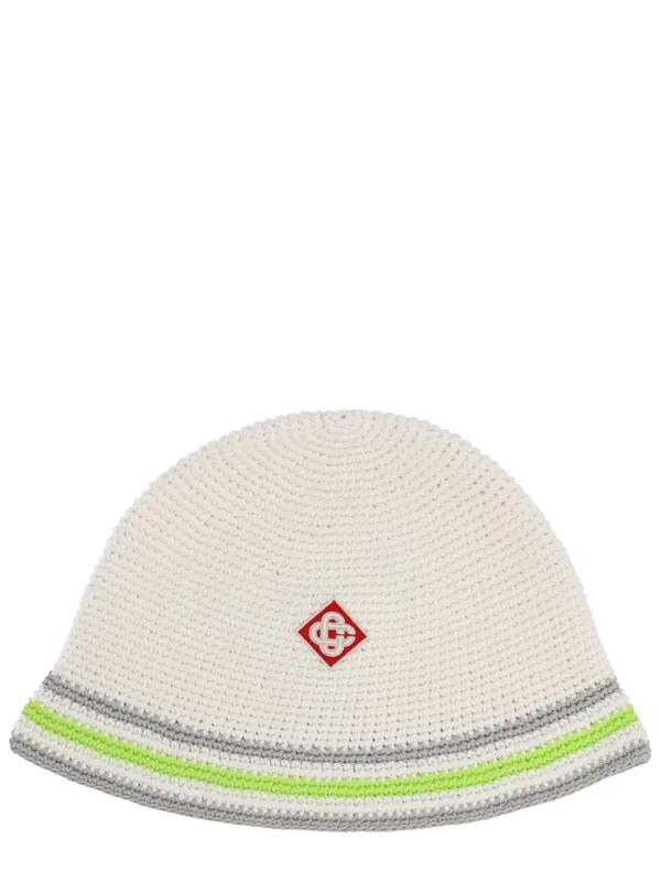 Knit Hat With Logo - Casablanca
