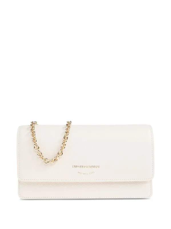 Leather Wallet On Chain - Emporio Armani