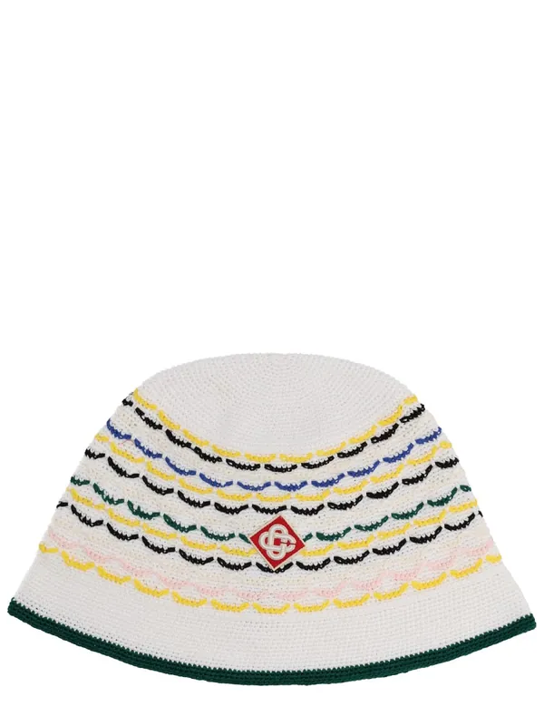 Knit Hat With Logo - Casablanca