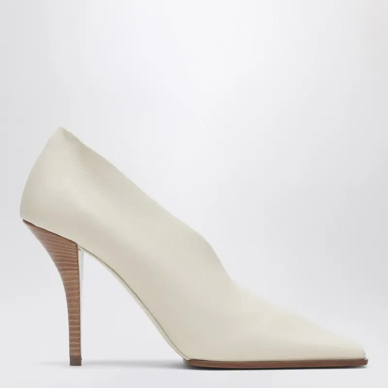 Soft Square Ivory Pumps - Alaïa
