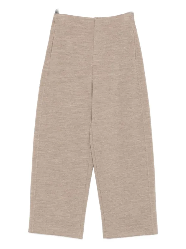 Wool And Cotton Trousers - Max Mara Pure