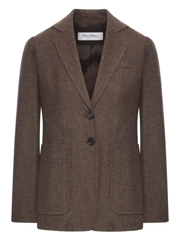 Wool Single-Breasted Jacket