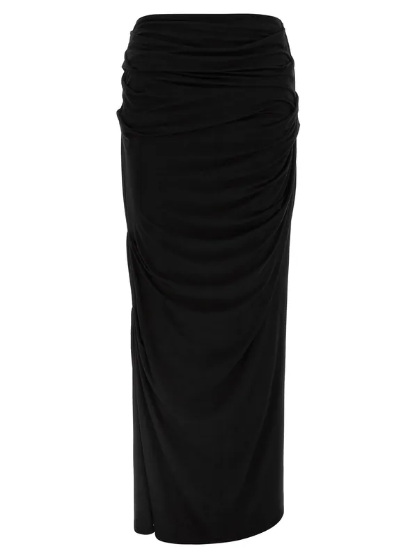 Drape Skirts Black - Entire Studios