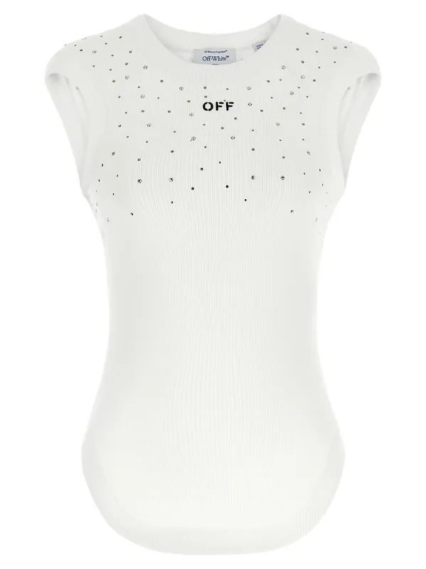 Top Swarowski Tops White - Off-White