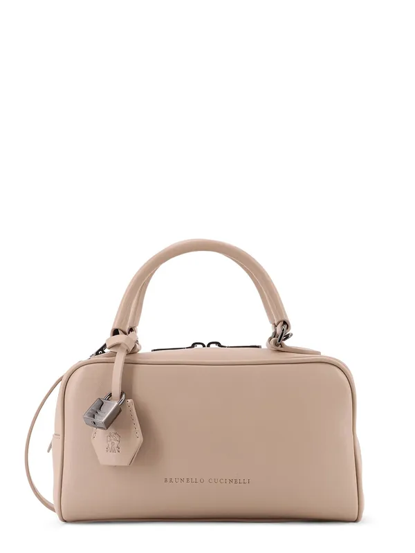 Boston Explorer Small Leather Crossbody Bag - Brunello Cucinelli