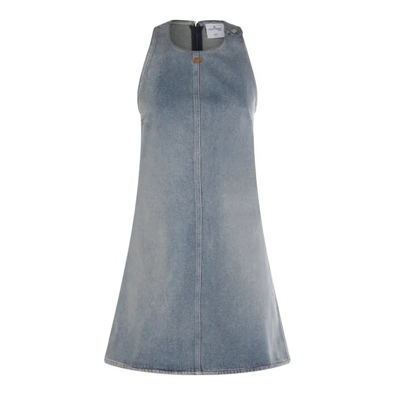Dresses Denim Blue - Courrèges