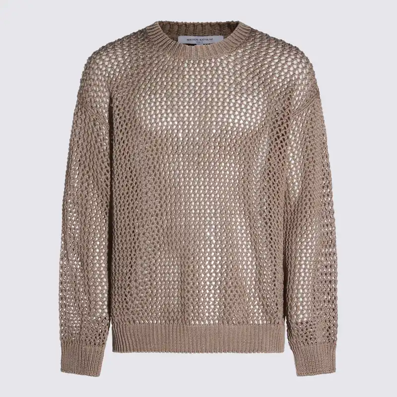 Sweaters Mist Beige - Maison Kitsuné