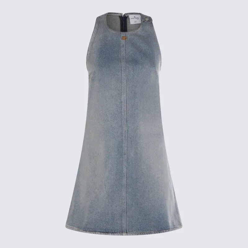 Dresses Denim Blue - Courrèges