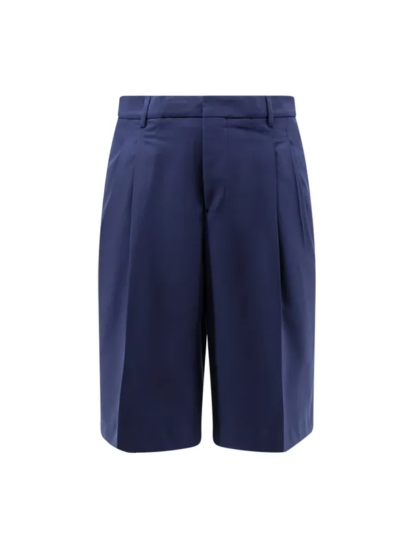 Virgin Wool Shorts - Ami Paris