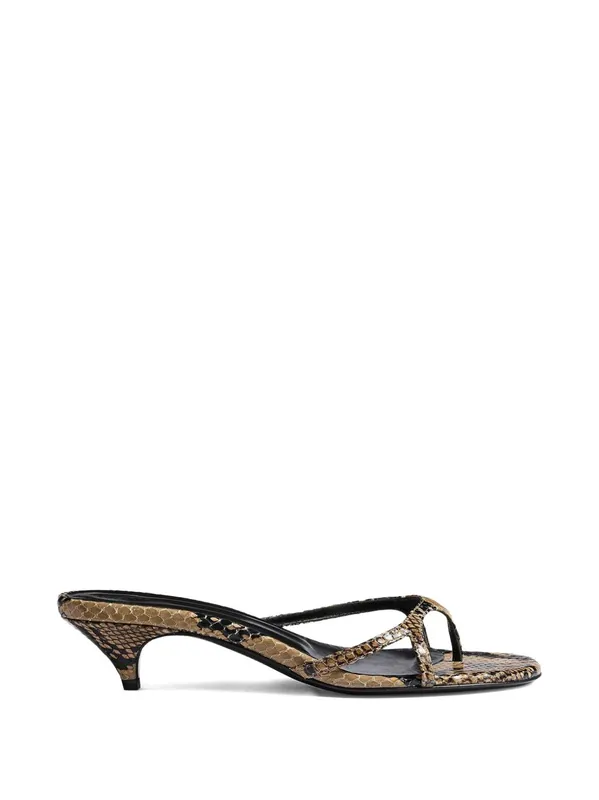 Mila Leather Sandals - Khaite