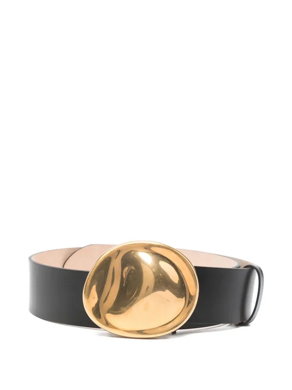 Keefe Leather Belt - Khaite