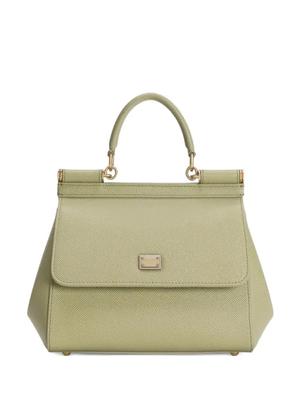 Sicily Medium Leather Handbag - Dolce & Gabbana