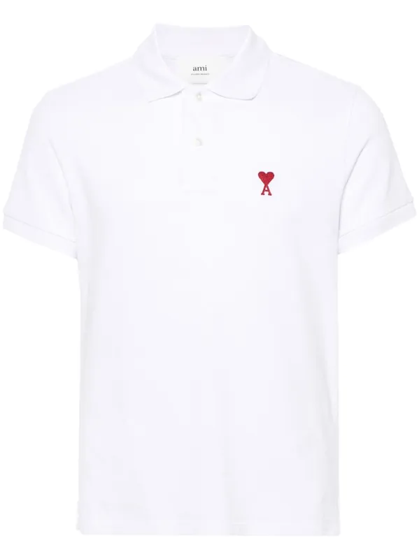 Ami De Coeur Cotton Plo Shirt - Ami Paris