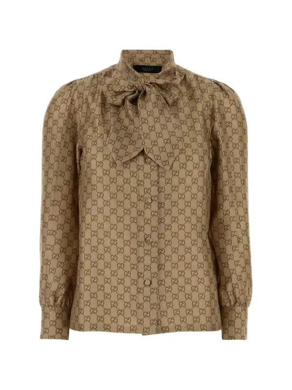 Gg Silk Shirt - Gucci