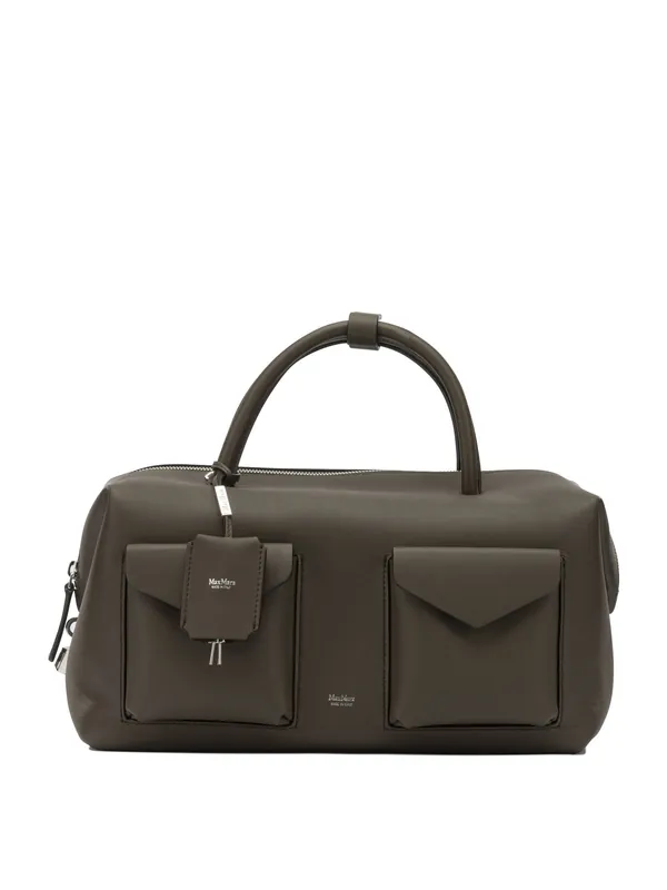 Medium Leather Handbag Handbags Brown - Max Mara