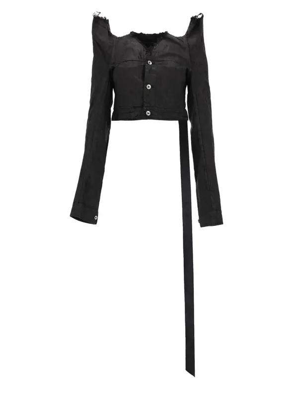 "Tec Trucker" Denim Jacket - Rick Owens DRKSHDW