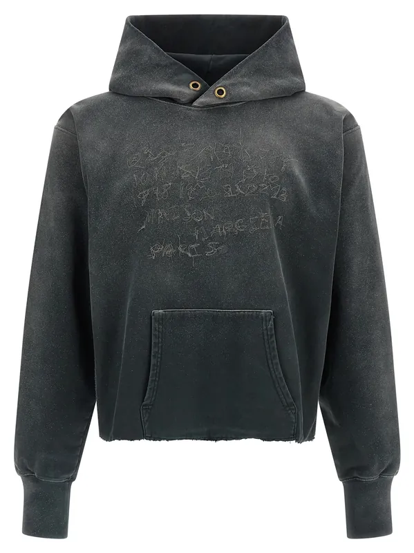 Numeric Signature Mm6 Sweatshirt Gray - Maison Margiela