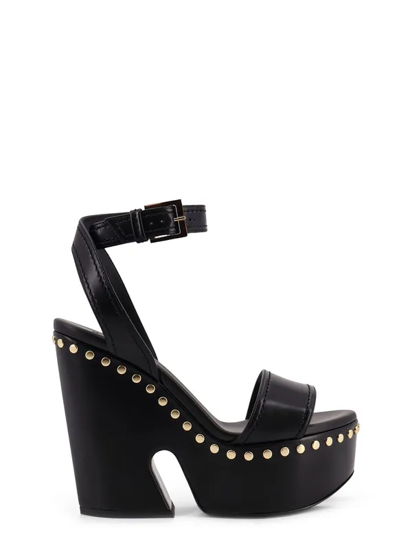 Leather Sandals With Studs - Givenchy