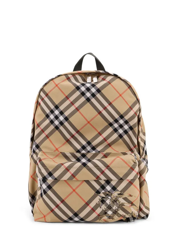 Essential Backpack With Check Pattern - Burberry