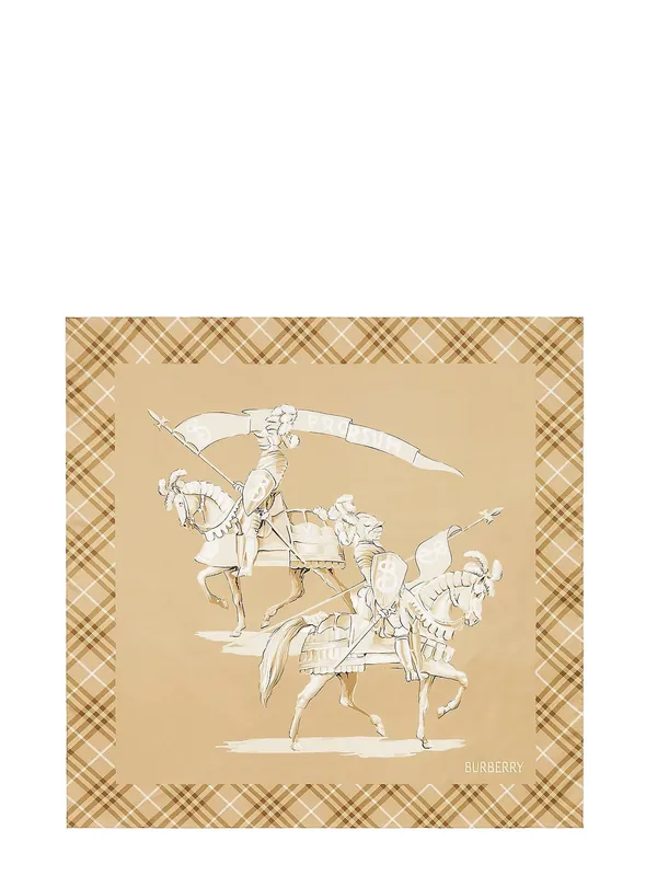 Foulard In Seta - Burberry