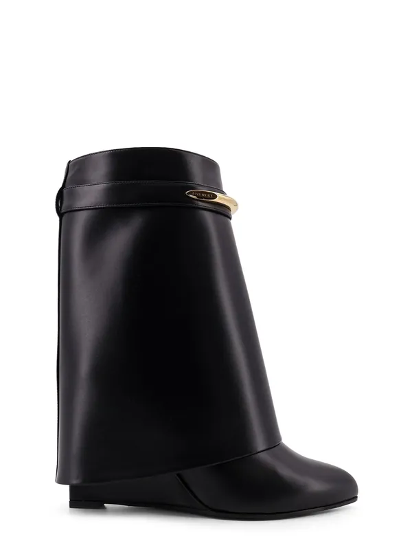 Shark Leather Boots - Givenchy