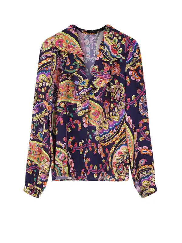 Multicolor Viscose Shirt - Etro