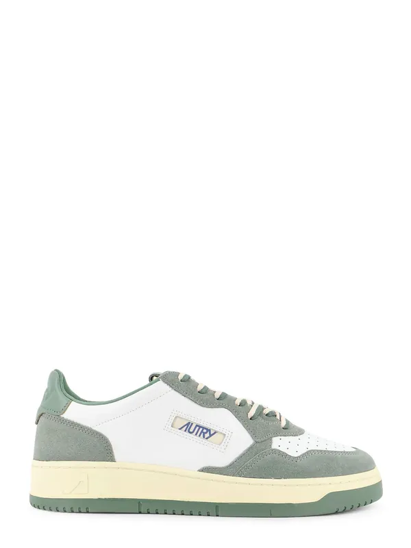 Medalist Low Leather And Suede Sneakers - Autry