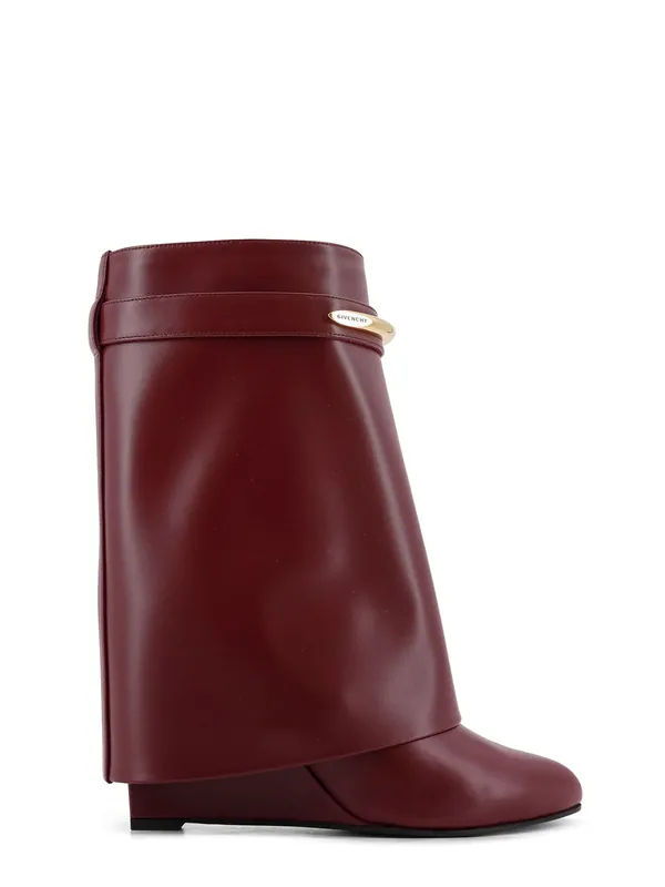 Shark Leather Boots - Givenchy