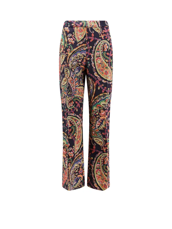 Multicolor Fabric Trousers - Etro
