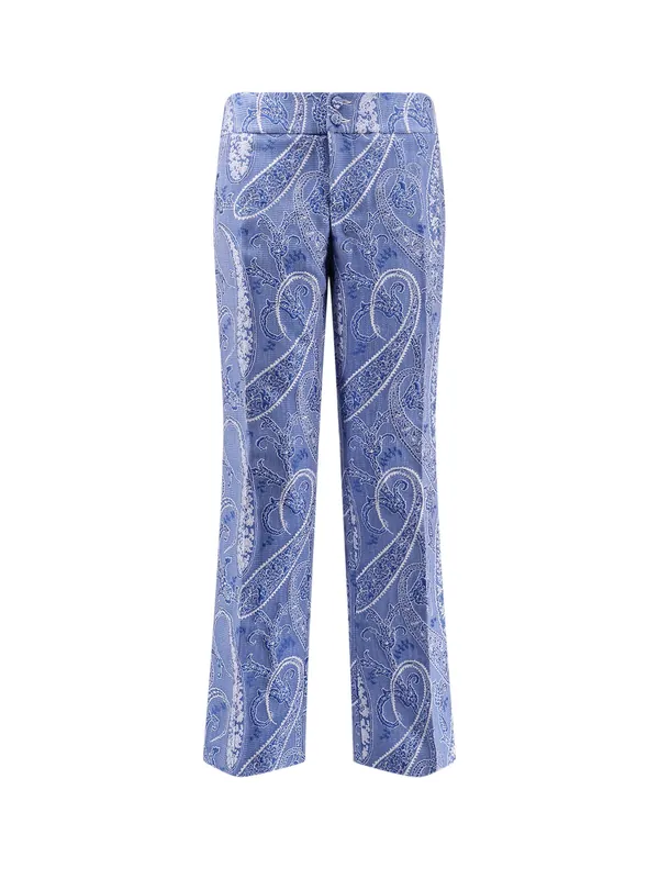 Trousers With Iconic Print - Etro