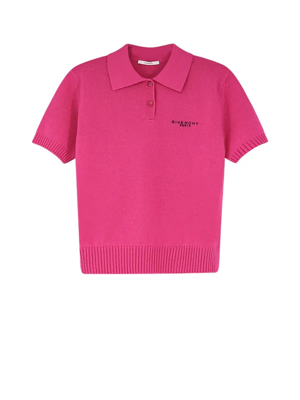 Wool And Cashmere Polo Shirt - Givenchy