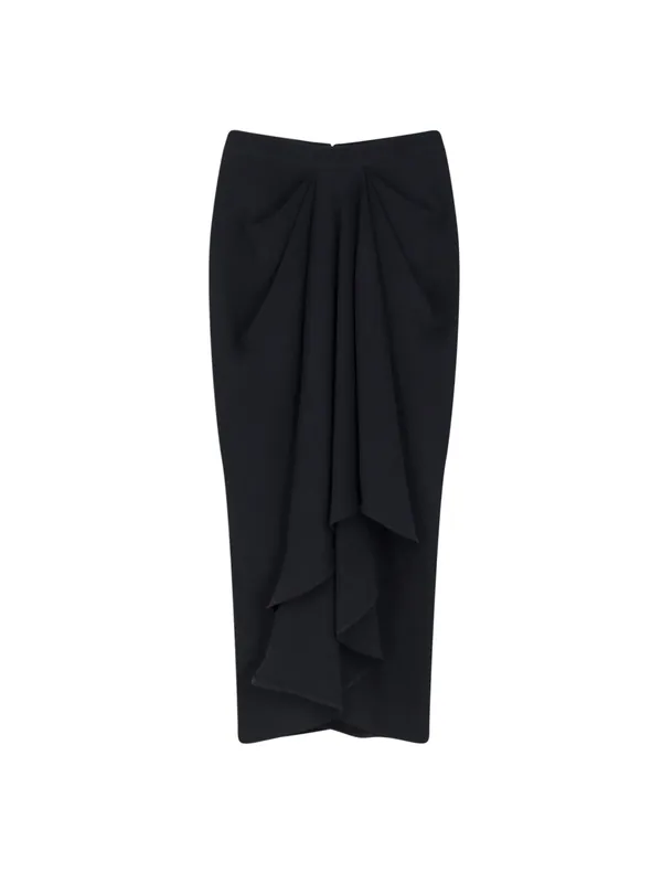 Draped Midi Skirt - Givenchy
