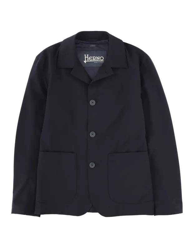 Wool Blend Blazer - Herno