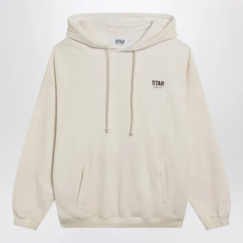 Star Sweatshirt In Lived-In Effect Cotton