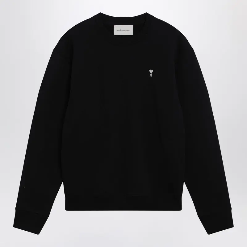 Ami De Coeur Black Sweatshirt - Ami Paris