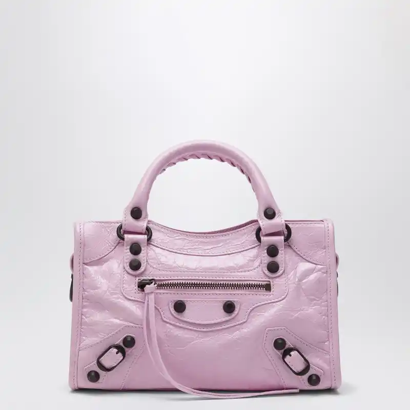 Le City Mini Tote Bag In Pink - Balenciaga