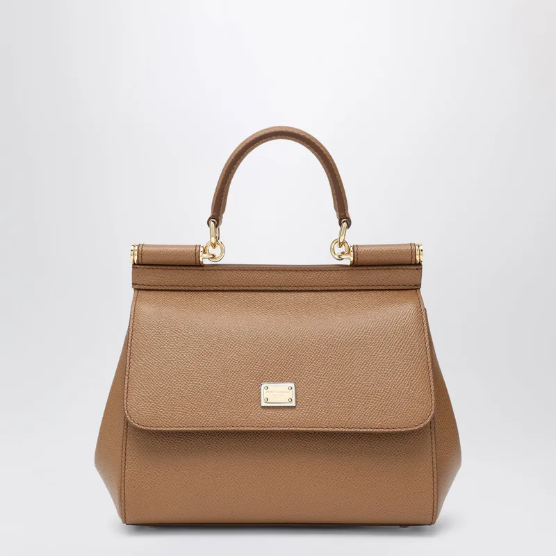 Medium Caramel Sicily Hand Bag - Dolce & Gabbana