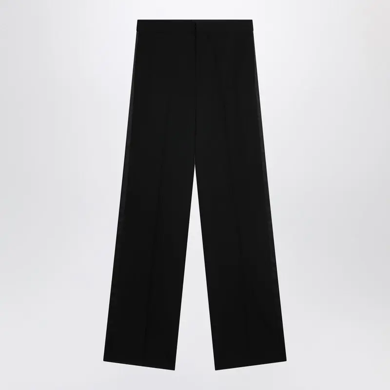 Black Wool Trousers - Balenciaga